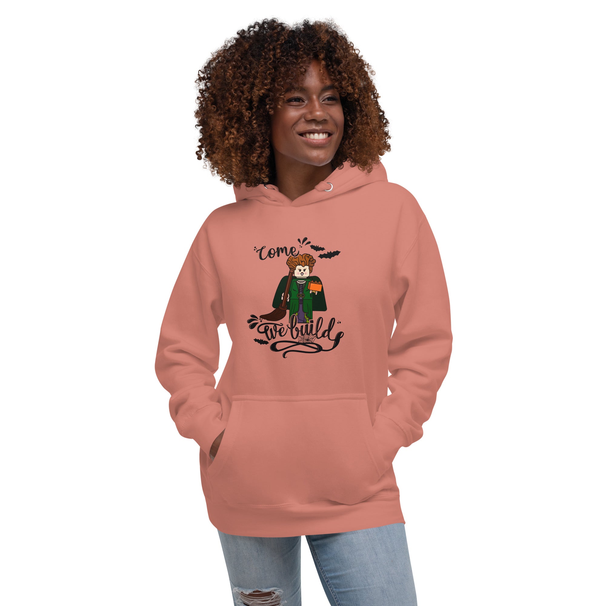 Halloween Winifred Building Bricks Hoodie Sweatshirt - StudBee